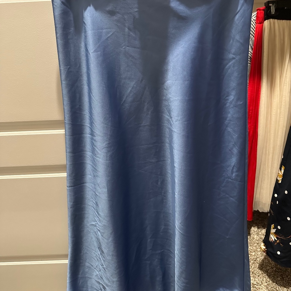 Silk Pull on Skirt
